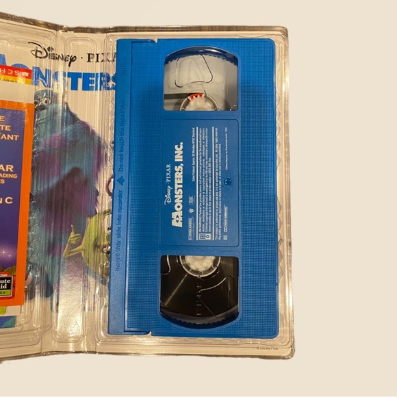 Disney | Media | Monsters Inc Vhs Clamshell Blue Vhs Tape Edition ...